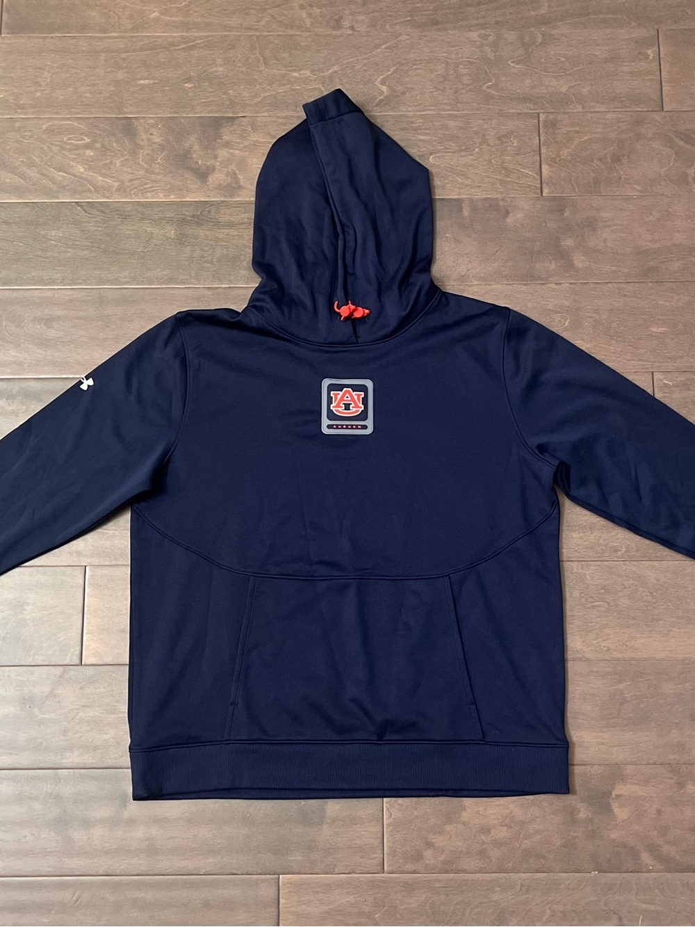 Under Armour Navy Hooded Sweatshirt with Auburn Logo